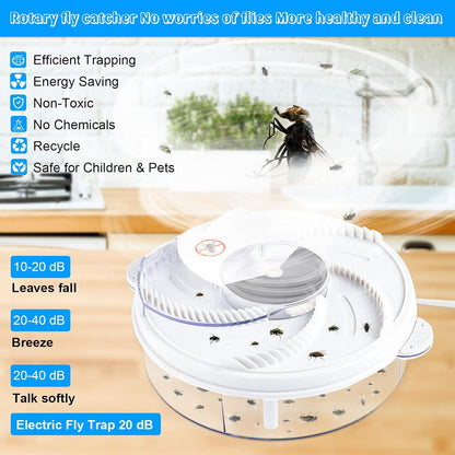 Electric Fly Trap Automatic Rotating Insect Catcher,Usb